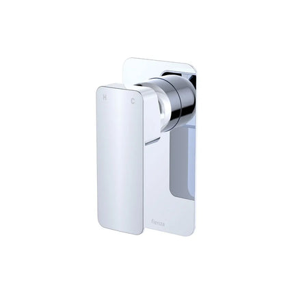 Fienza Tono Wall Mixer Square Plate Chrome