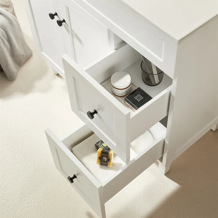 Ceto Harrington Hampton Style Freestanding Floor Vanity Matte White 900 ,