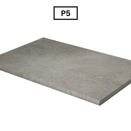 Stone Look Universe Silver Bullnose Round Edge 400X600X20