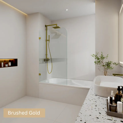 Frameless Bathtub Screen 10mm Glass 750/900x1450mm