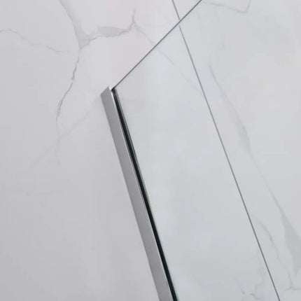 Wall Channel Single Panel Shower Screen 10mm 300-1200 X 2000mm