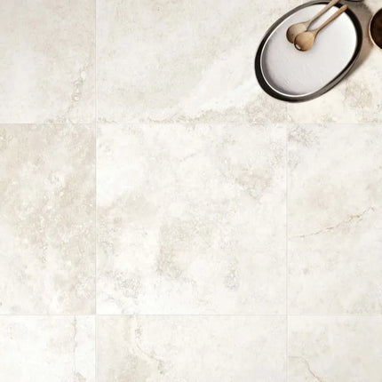 Hunter 3D Travertine Oro White Porcelain Natural 600X1200