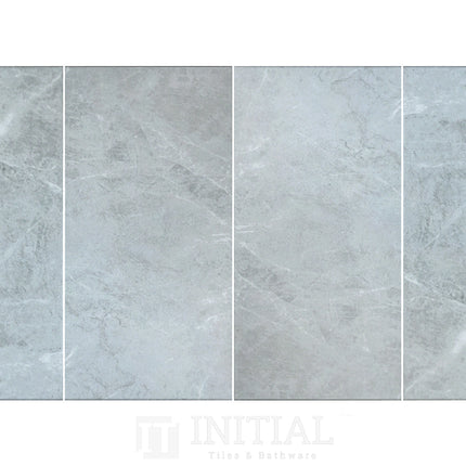 Marble Look Tile Varese Grey Polished 300X600 ,