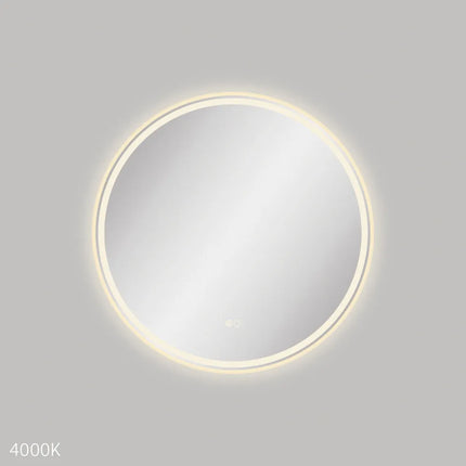Fienza Reba LED Framed Mirror Brass Gold ,
