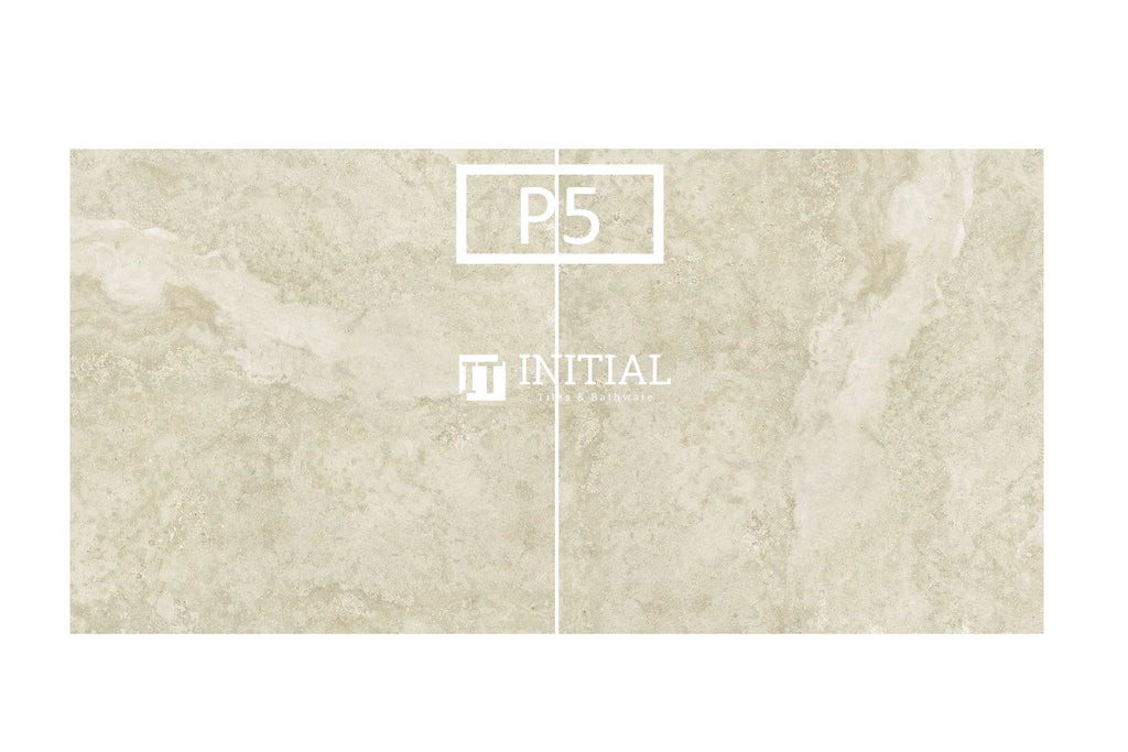 Outdoor Travertine Look Tile Spirit Bianco External 600X600