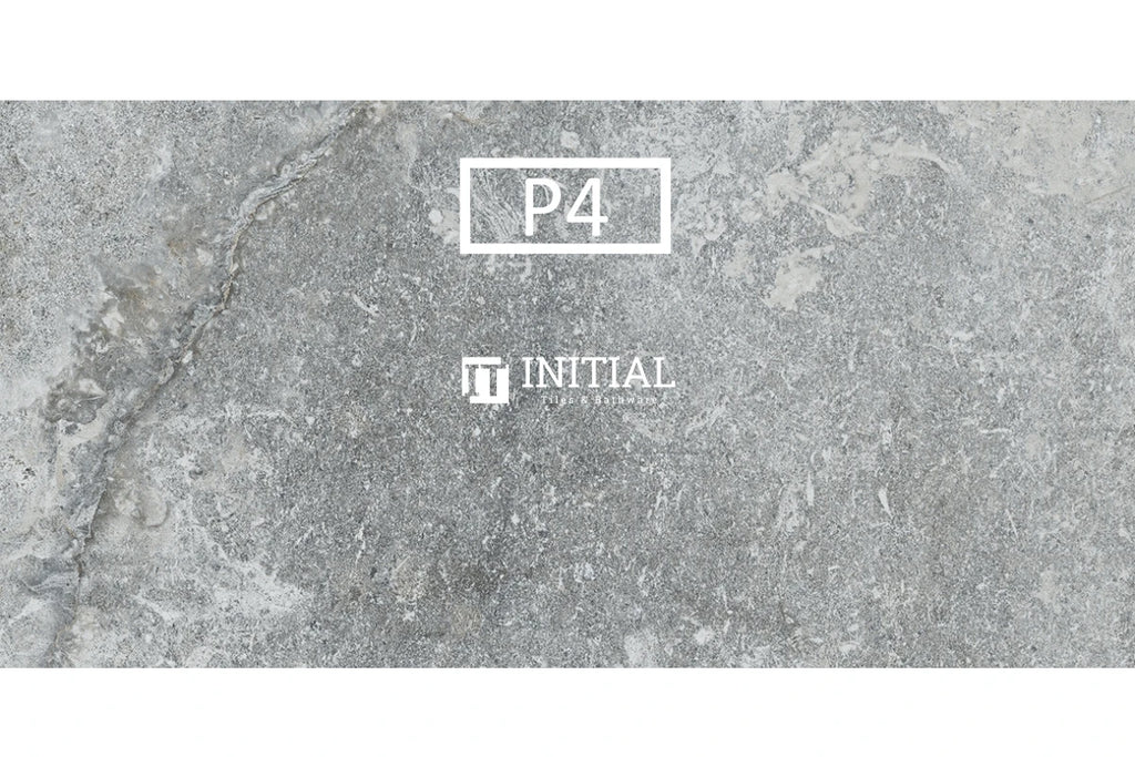 Outdoor Travertine Look Tile Grey 600X1200X10 Matt