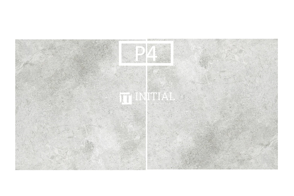 Outdoor Travertine Look Tile Light Grey 300X300X10 Matt