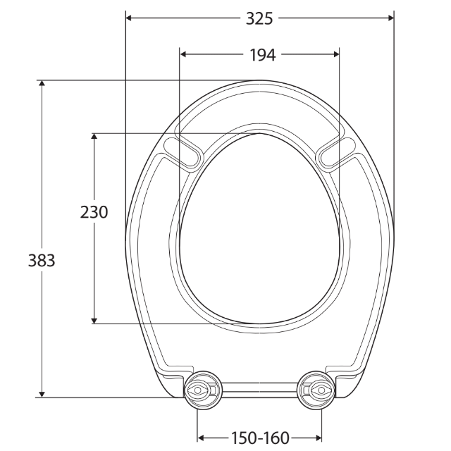 Fienza Junior Toilet Seat, Gloss White