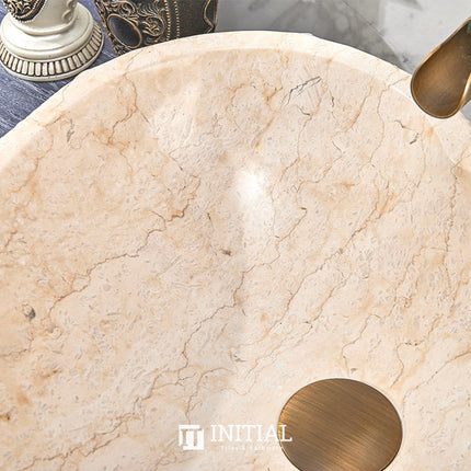 Above Counter Stone Basin Heart Shape Marble Surface Basin 440x460x140 ,
