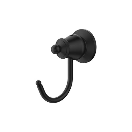 Fienza Lillian Matte Black Single Robe Hook ,