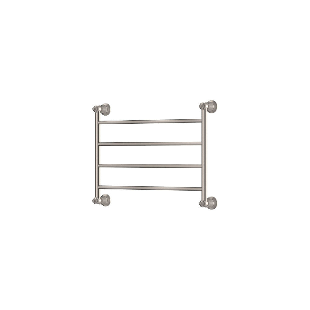 Fienza Lillian 600x450mm Brushed Nickel Heated Towel Rail (4 Bars)