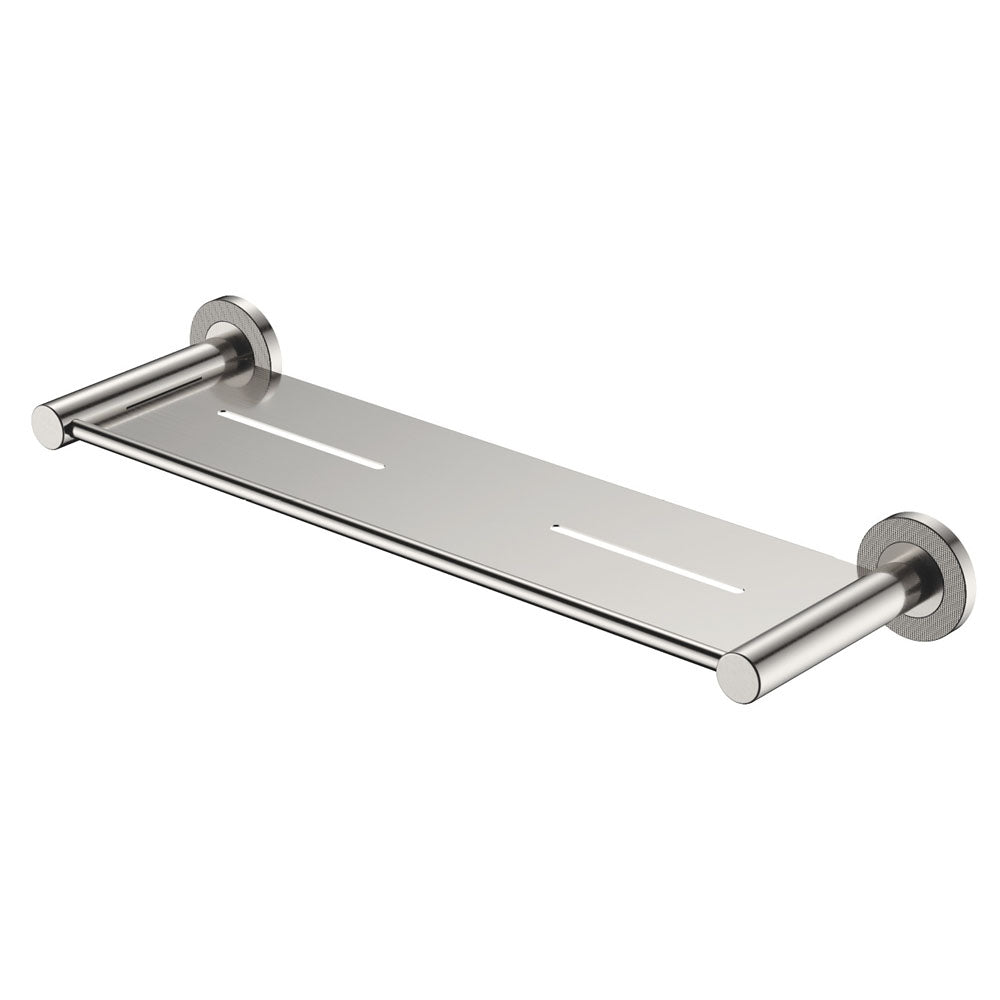 Fienza Axle Brushed Nickel 450mm Shower Shelf