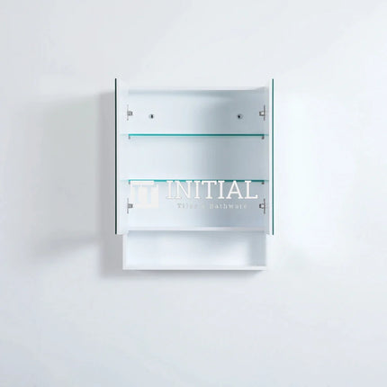 Fremantle 600 Shaving Cabinet, Matte White, 2 Solid Doors ,