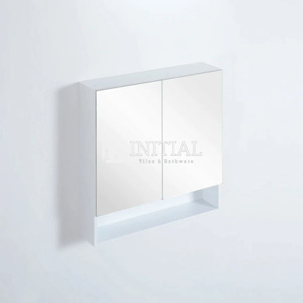 Fremantle 750 Shaving Cabinet, Matte White, 2 Solid Doors ,