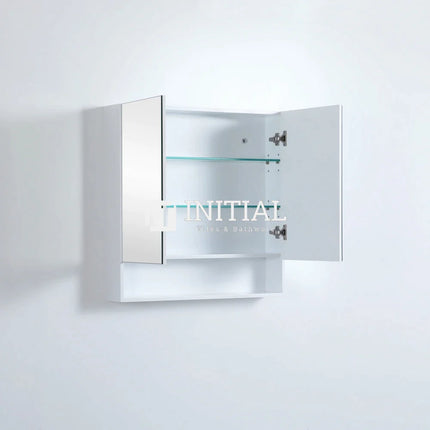 Fremantle 750 Shaving Cabinet, Matte White, 2 Solid Doors ,