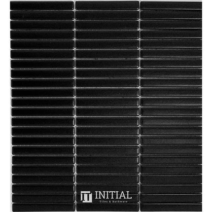 Feature Mosaic Kitkat Fairlight Straightbone Matt Black 282X308 ,