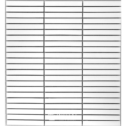 Feature Mosaic Kitkat Fairlight Straightbone Matt White 282X308 ,