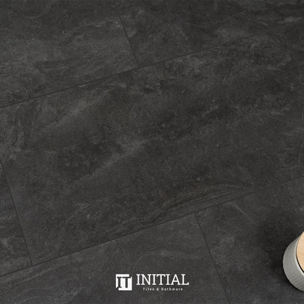 Concrete Look Tile Alaska Black Lappato 300X600 ,