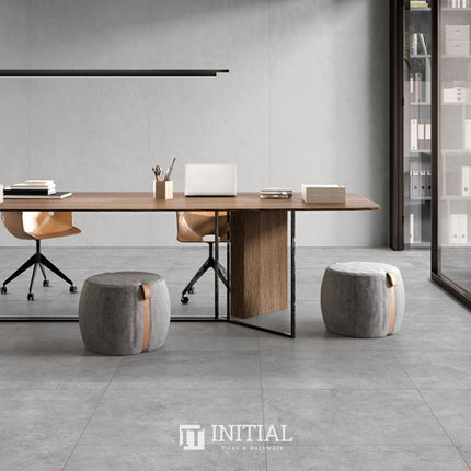 Concrete Look Tile Jordan Stone Silver Matt 600X600 ,