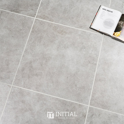Concrete Look Tile Jordan Stone Silver Matt 600X600 ,