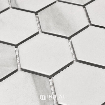 Feature Mosaic Persian Carrara Look Mosaic Hexagon Matt 325X281 ,