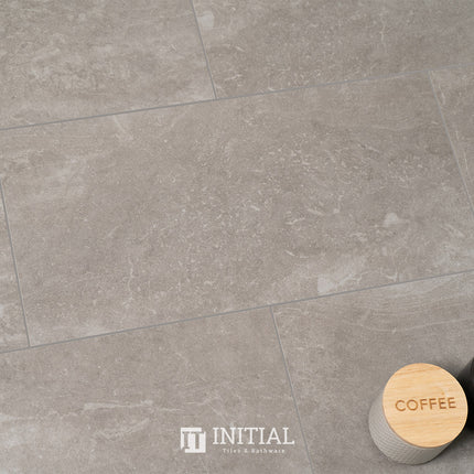 Concrete Look Tile Alaska Dark Grey Lappato 300X600 ,