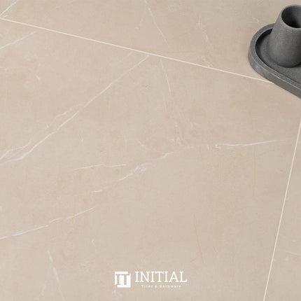 Marble Look Wall & Floor Tile Crema Marfil Polished 600X1200 ,