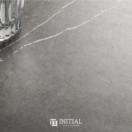 Marble Look Tile Pietra Charcoal Matt 300X600 ,