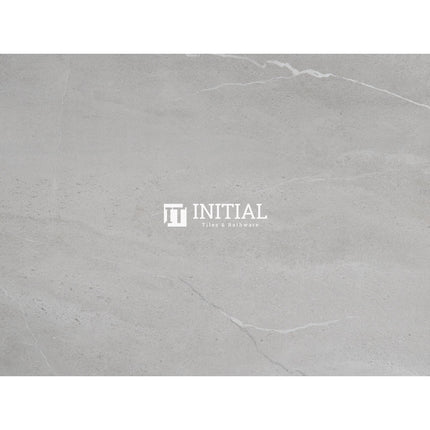 Marble Look Wall & Floor Tile Royal Stone Neutral Grey Polished 600X1200 ,