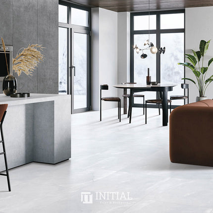 Marble Look Floor & Wall Tile Vaucluse Grey Matt 600X600 ,