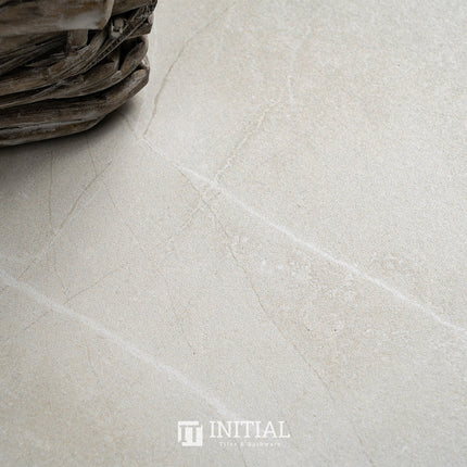 Marble Look Floor & Wall Tile Vaucluse Ivory Matt 600X600 ,