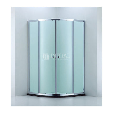 Curved Semi-Frame Double Sliding Door 6mm Glass 790-1000x1900mm ,