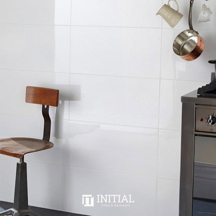 Bathroom Wall Tile White Rectified Polished Ceramic Tile 300X600 ,
