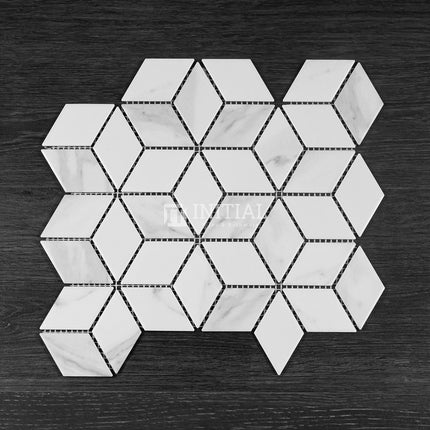 Feature Mosaic Persian Carrara Look Mosaic Cube Matt 266X305 ,