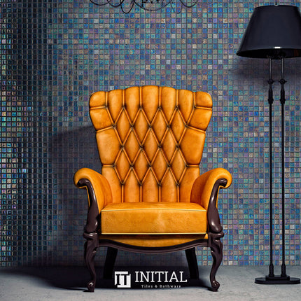 Swimming Pool Mosaic Ezzari Iris Pearl Black ,