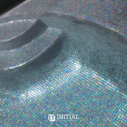Swimming Pool Mosaic Ezzari Iris Pearl Black ,