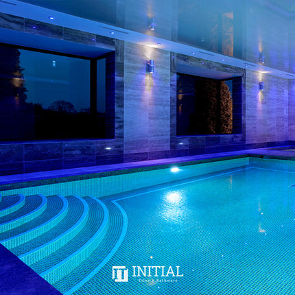 Swimming Pool Mosaic Ezzari Iris Pearl Terra Green ,