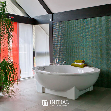 Swimming Pool Mosaic Ezzari Iris Pearl Terra Green ,