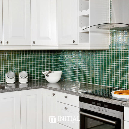 Swimming Pool Mosaic Ezzari Metallica Dark Green ,