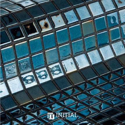 Swimming Pool Mosaic Ezzari Metallica Black ,