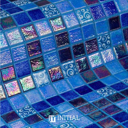 Swimming Pool Mosaic Ezzari Topping Blueberries ,