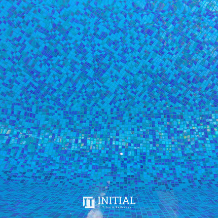 Swimming Pool Mosaic Ezzari Topping Blueberries ,