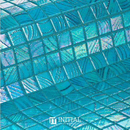 Swimming Pool Mosaic Ezzari Vulcano Lava Jade Green ,