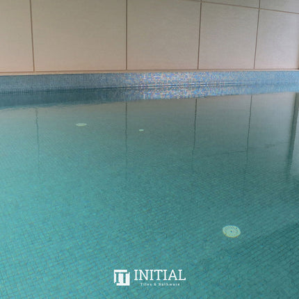 Swimming Pool Mosaic Ezzari Vulcano Lava Jade Green ,