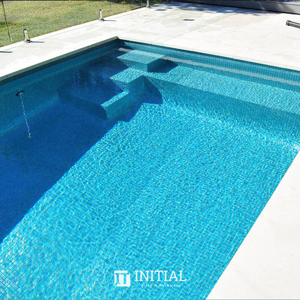 Swimming Pool Mosaic Ezzari Vulcano Lava Jade Green ,