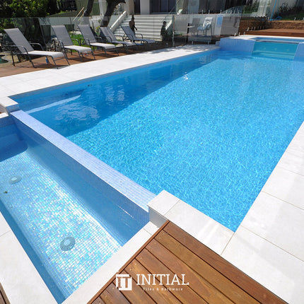 Swimming Pool Mosaic Ezzari Vulcano Lava Pale Blue ,