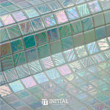 Swimming Pool Mosaic Ezzari Vulcano Lava Pearl White ,