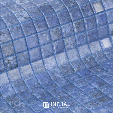 Swimming Pool Mosaic Ezzari Zen Blue Marbling ,