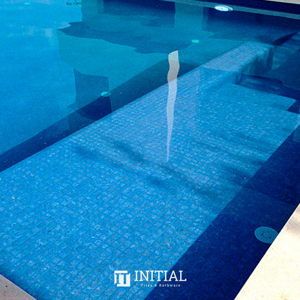 Swimming Pool Mosaic Ezzari Zen Blue Marbling ,