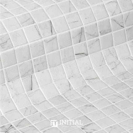 Swimming Pool Mosaic Ezzari Zen Off White Marbling ,